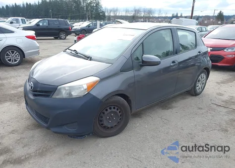 2013 Toyota Yaris Le z USA, uszkodzony, nr VIN JTDKTUD30DD569358